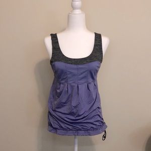 Lululemon Purple & Grey Yoga Top - 8